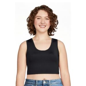 Free Assembly Women's Cropped Tank Top with Scoop Back Medium